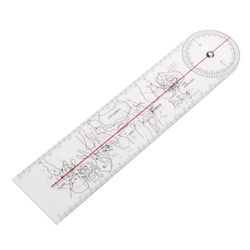 Goniometro Angolo 8 pollici Righello Medico Righello Articolazione Strumento Ortopedico Strumenti Plastica Squadretta