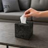 Sense of Future Tissue Box Sci-fi Theme Box, with Smooth Paper Extraction, Large Capacity Cubic Design Trendy Organizer, Hard Shell Durable