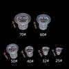 20Pcs Hydroponic Colonization Mesh Pot Net Cup Basket Hydroponic Aeroponic Planti Grow Clone Nursery Plant Soilless Garden Tool