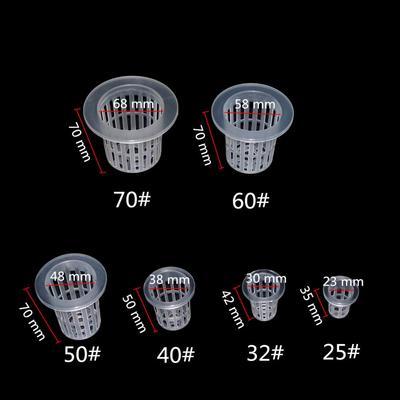 20Pcs Hydroponic Colonization Mesh Pot Net Cup Basket Hydroponic Aeroponic Planti Grow Clone Nursery Plant Soilless Garden Tool