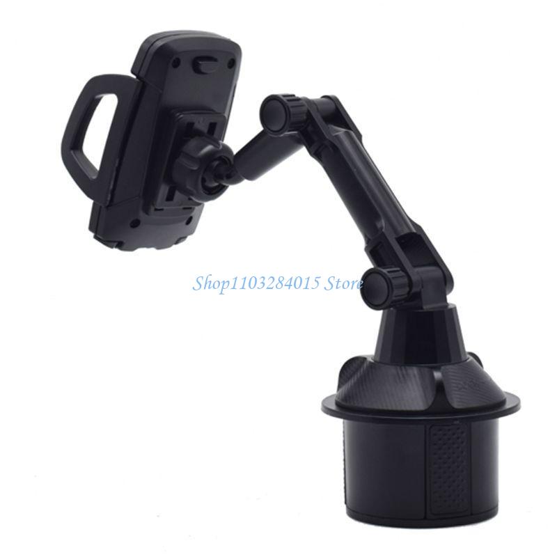 R6FF Universal Car Cup Holder Tablet Mount Stand 360° Adjustable for Mobile Cell Phone Auto GPS Bracket Interior Accessories