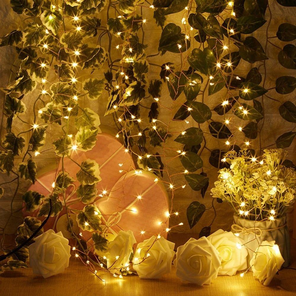 Warm /White/Colorful USB LED String Lights Dimmable Energy Efficient Fairy Lights Waterproof USB Power Supply