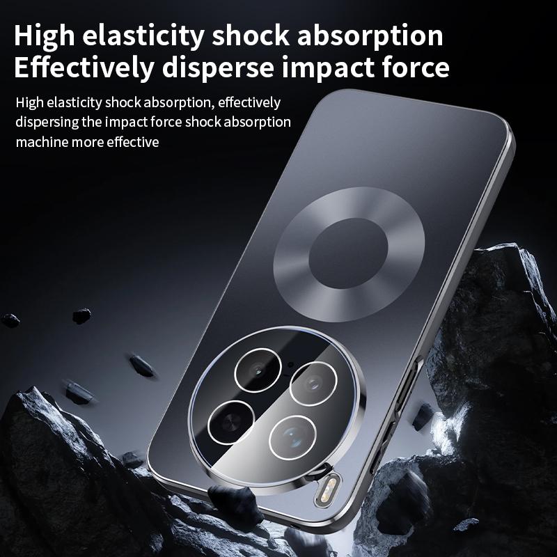 For VIVO X300 Pro Case Hard AG Matte Magnetic MagSafe Lens Protective Back Cover Case For VIVO X300 X300Pro Full Cover Shell