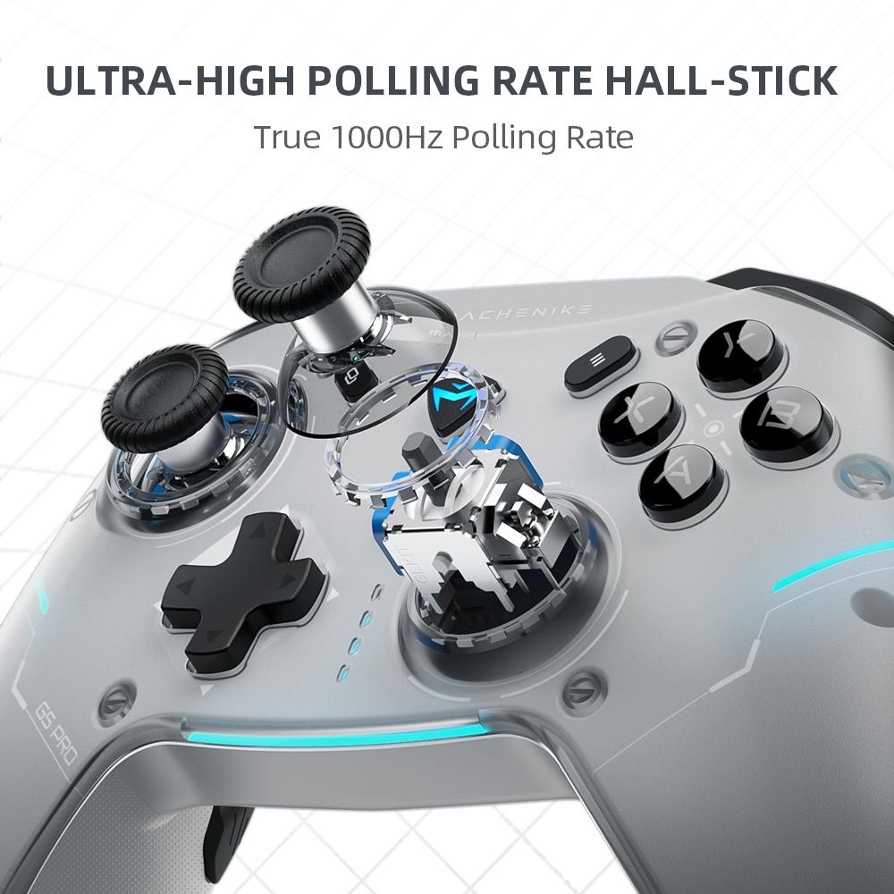 MACHENIKE G5Pro Max SE Gaming-Controller Mit Ladestation Optionale Hall-Effekt-Joysticks Trigger RGB-Licht Kabelloses Gamepad