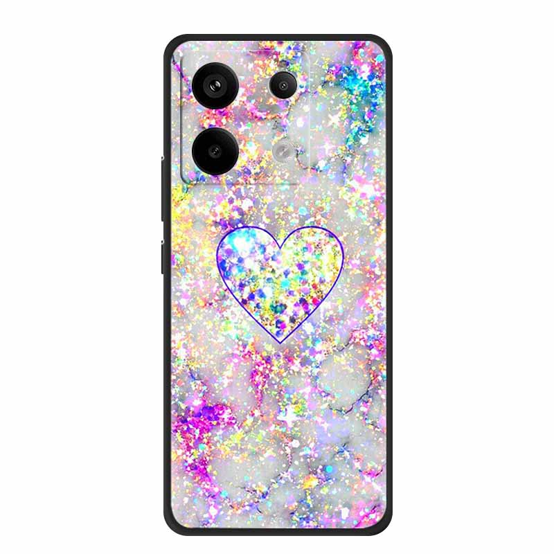 Do etui Xiaomi Redmi Note 13 Pro 5G Luksusowe Miękkie Silikonowe TPU Tylna Osłona Etui na Telefon Redmi Note13 Pro Plus 5G Odporne na Wstrząsy Fundas