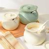 High Temperature Resistant Ceramic Seasoning Bottle Large Capacity Condiment Container Butter