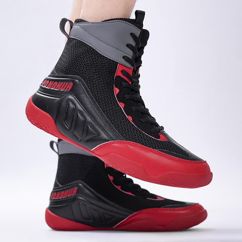 Men's Sports Single Shoes Hitting Wrestling Soft Comfortable Fitness Anti Slip Training Competition Indoor High