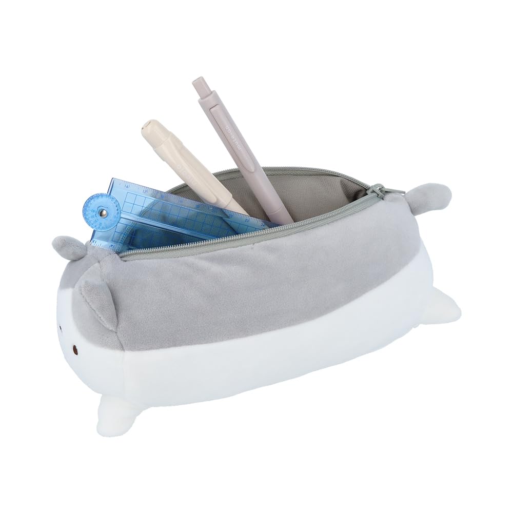 Stationery Zundou Neko Pencil Case Plush S1428918 Sun-Star Toy, Hachiware,