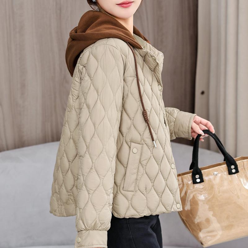 Mode Frau Kurze Parkas Winter Neue in Mäntel Mit Kapuze Beiläufige Lose Dicke Warme Dame Jacken Winter Oberbekleidung