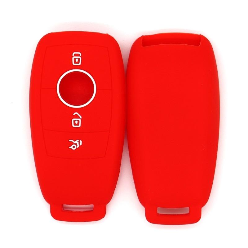 Silicone key cover, suitable for Mercedes-Benz CE-Class 200l GLA GLB LC00260 GLE multi-color key bag, shockproof key cover