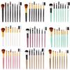 8pcs Makeup Brushes Set Foundation Eyeshadow Eyeliner Eyebrow Lip Eyelashes Brush