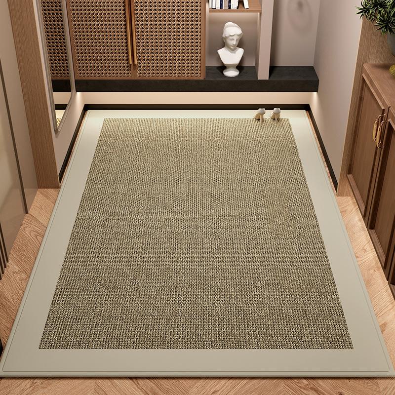 Durable Belgian Velvet Door Mats for Entrance Indoor Anti Slip Doormat Bedroom Carpet Kitchen Area Rugs Hallway Door Floor Mats