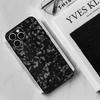 Forged Carbon Case For iPhone 17 Air 15 14 13 12 11 16 Pro Max Mini 15 16 Plus 16e Funda Silicone Cover