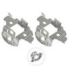 2pcs H7 HID Car Headlight Bulb Light Retainer Clip Adapter Holder For BMW E60 5 Series For Mercedes Waterproof,high Temperature