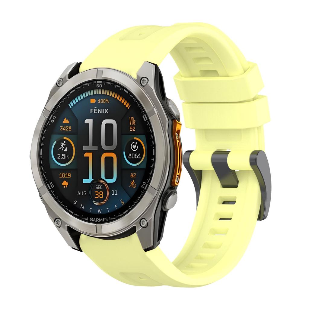 Quick Fit 26mm 22mm 20mm Silicone Strap For Garmin Fenix 8/Tactix 8/Enduro3/Fenix E 7X 6X Bracelet Band Forerunner 965/955 Belt