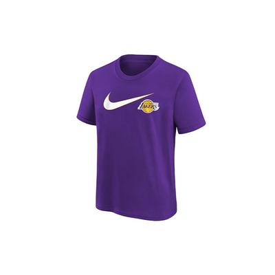 X NBA Los Angeles Lakers Lässig Atmungsaktiv Einfach Bequem Kurzarm T-Shirt Kinder Tops Lila 3Z2B7NBBQ-LAK