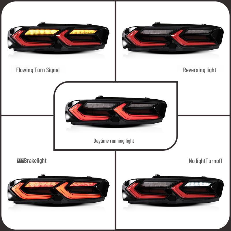 LED Tail Lights with Flowing Turn Signals for 2019+ Chevrolet Camaro