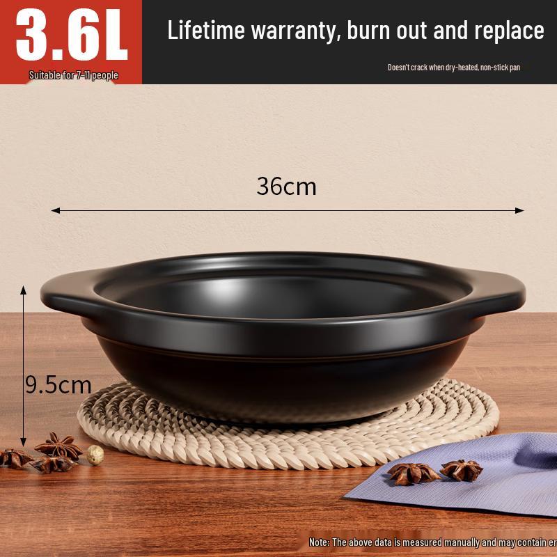 3.6L Ceramic Stew Pot