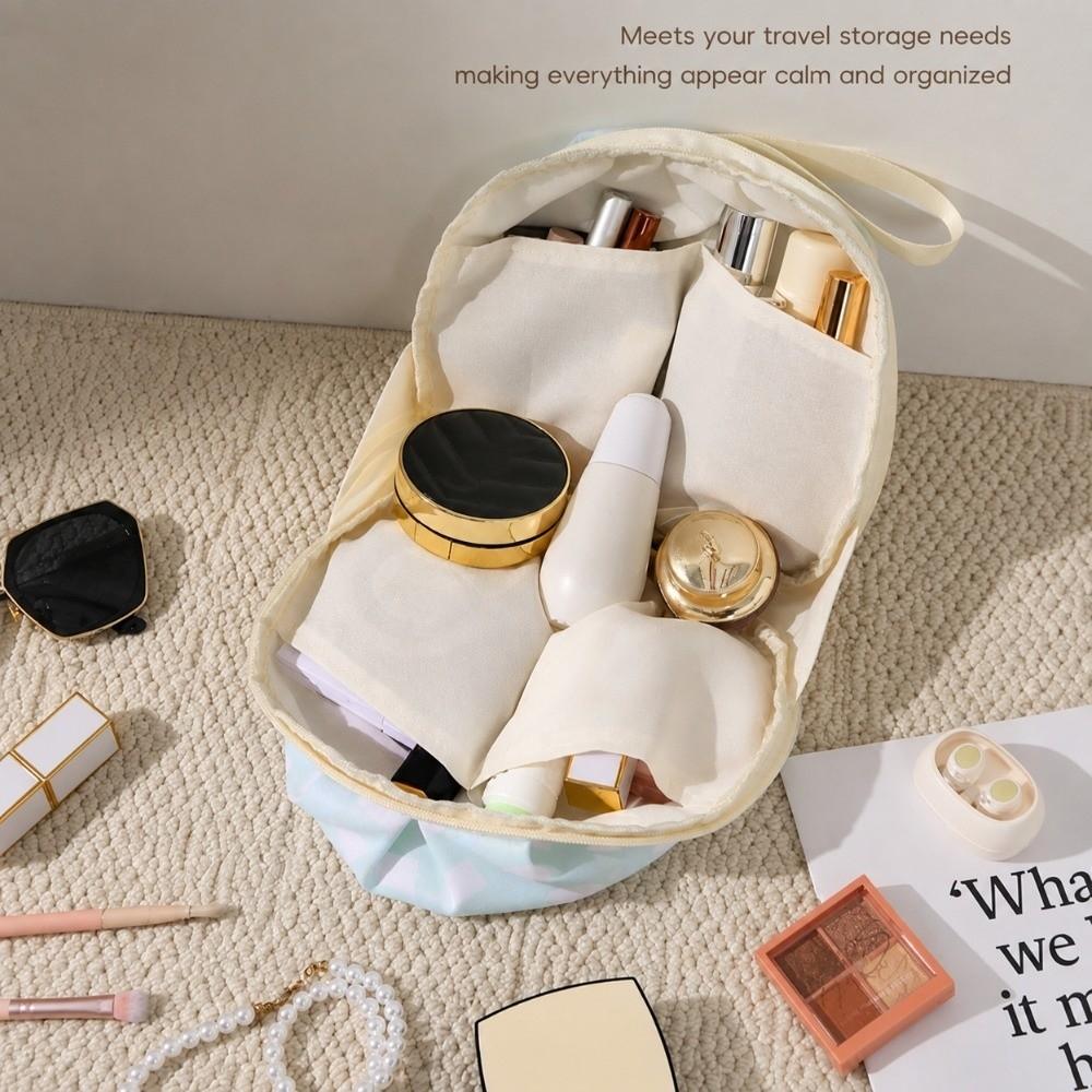 Elliptical Stereoscopic Portable Storage Bag Cute Cartoon Bra Storage Bag Makeup Bag Gifts