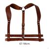 Körper-Taillengürtel Steampunk Damen Verstellbare Schnalle Kette Bustier Taillenband PU-Leder Punk Harness