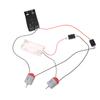 Black White 130 Motor Kit With 2Xaa Battery Storage Case And Switch 16500 Rpm Mini Diy Electronic Motor Circuit Models Kit