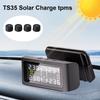 Sistem de alarmă de securitate auto universal cu afișaj LCD digital, 0-6,0 bar, sistem de monitorizare a presiunii în anvelope auto, USB / solar TPMS T34