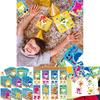 Adorable Cm2308011 Children's Interactive Educational Puzzle Diy Face Stickers Pack With Colorful Designs For Creative Fun