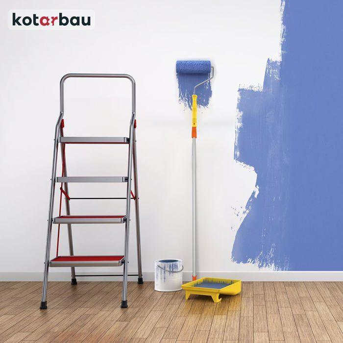 Manche télescopique - KOTARBAU - 150-300 cm - Aluminium - Support rouleau - Peinture facile