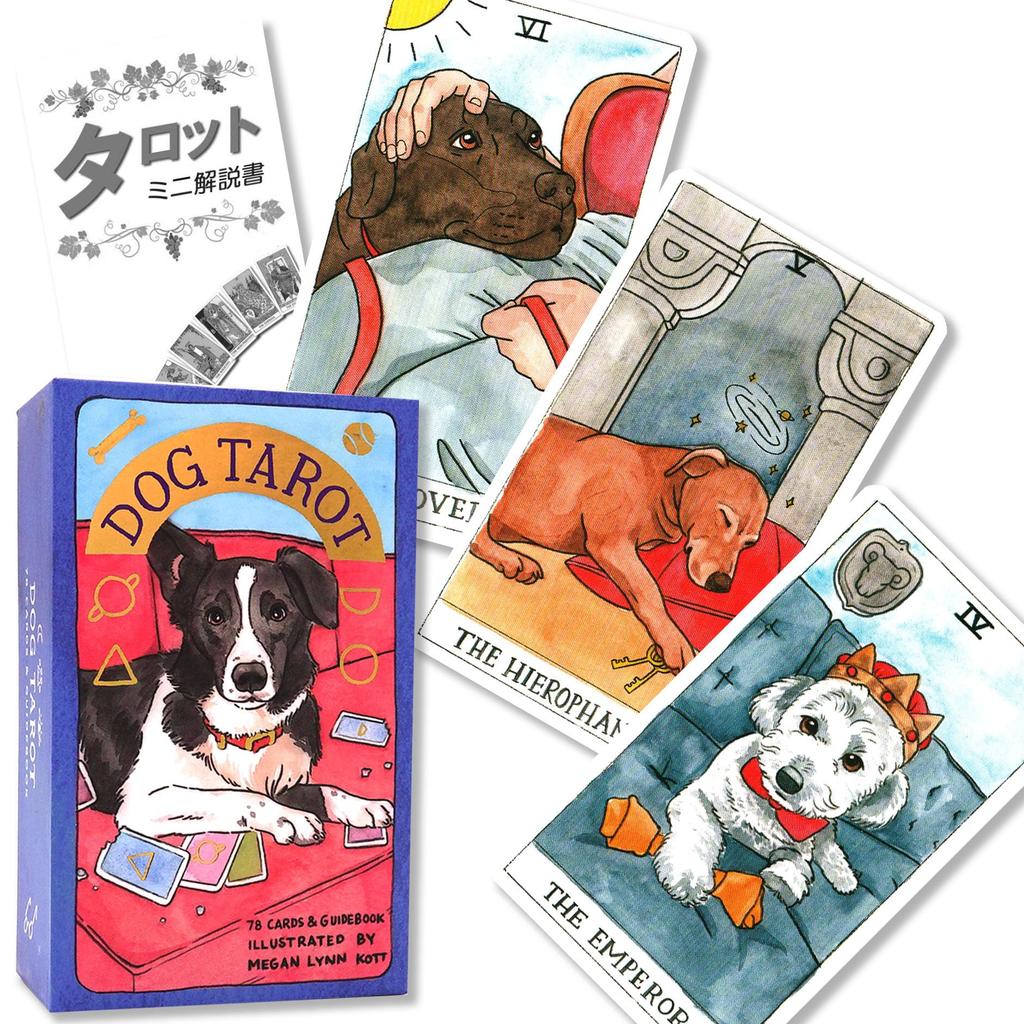 Dog Tarot Dog Tarot Tarot Fortune Telling Japanese Manual Included Genuine Tarot Cards 78 Pieces Dog