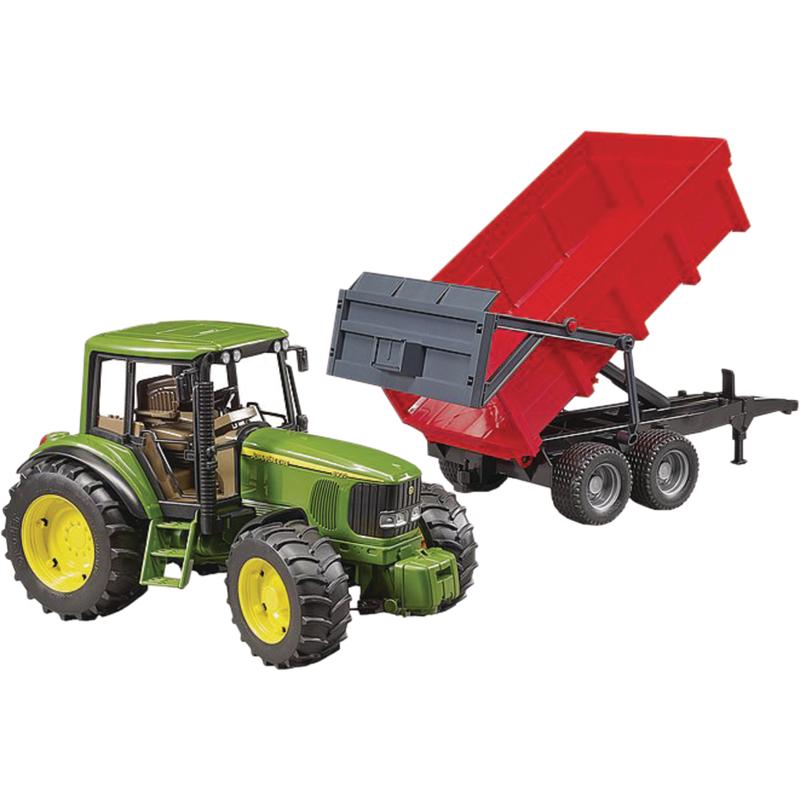 John Deere 6920 Tractor with Trailer BRUDER 02057 Profi Series 1:16