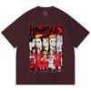 230 g/m² 100% Baumwolle Haikyu V8 Nekoma High Druck Unisex Schweres Baumwoll-T-Shirt