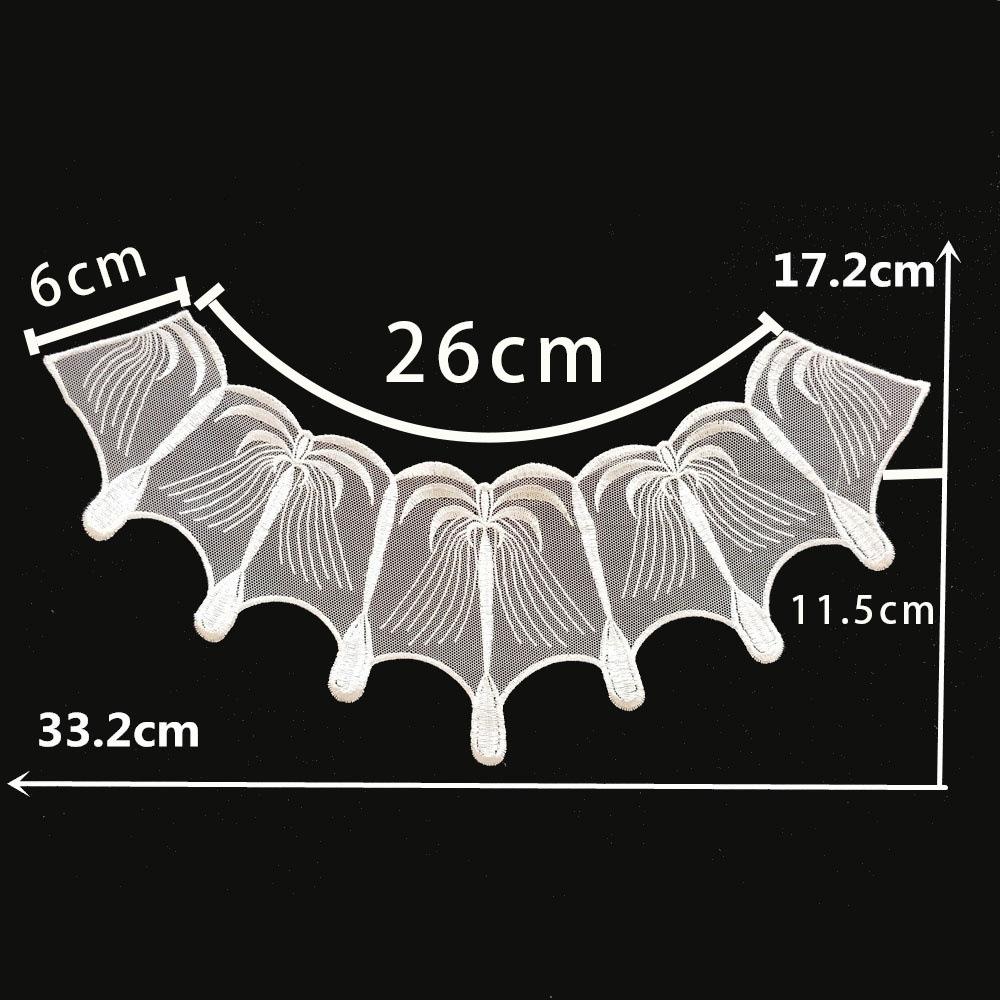 Mode Spitze Hohl Netzspitze DIY Nähen Stickerei Spitze Vorderkragen Dekoratives Bekleidungszubehör