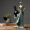 Modern Wine Cabinet Decor: Creative Red Wine Rack Handicrafts for Living Room and Entryway Display