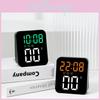 Modern Minimalist Led Digital Alarm Clock With Snooze And Timer For Bedroom Decor