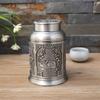 Vintage Chinese Style Flowers and Birds Tea Tin Cans Canister Metal Jar for storing all kinds of tea Kitchen Dining Decoration