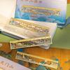 Cute Bronzing Ruler Bookmark Kawaii Landscape Metal Bookmark Oil Painting Ruler Bookmark  School