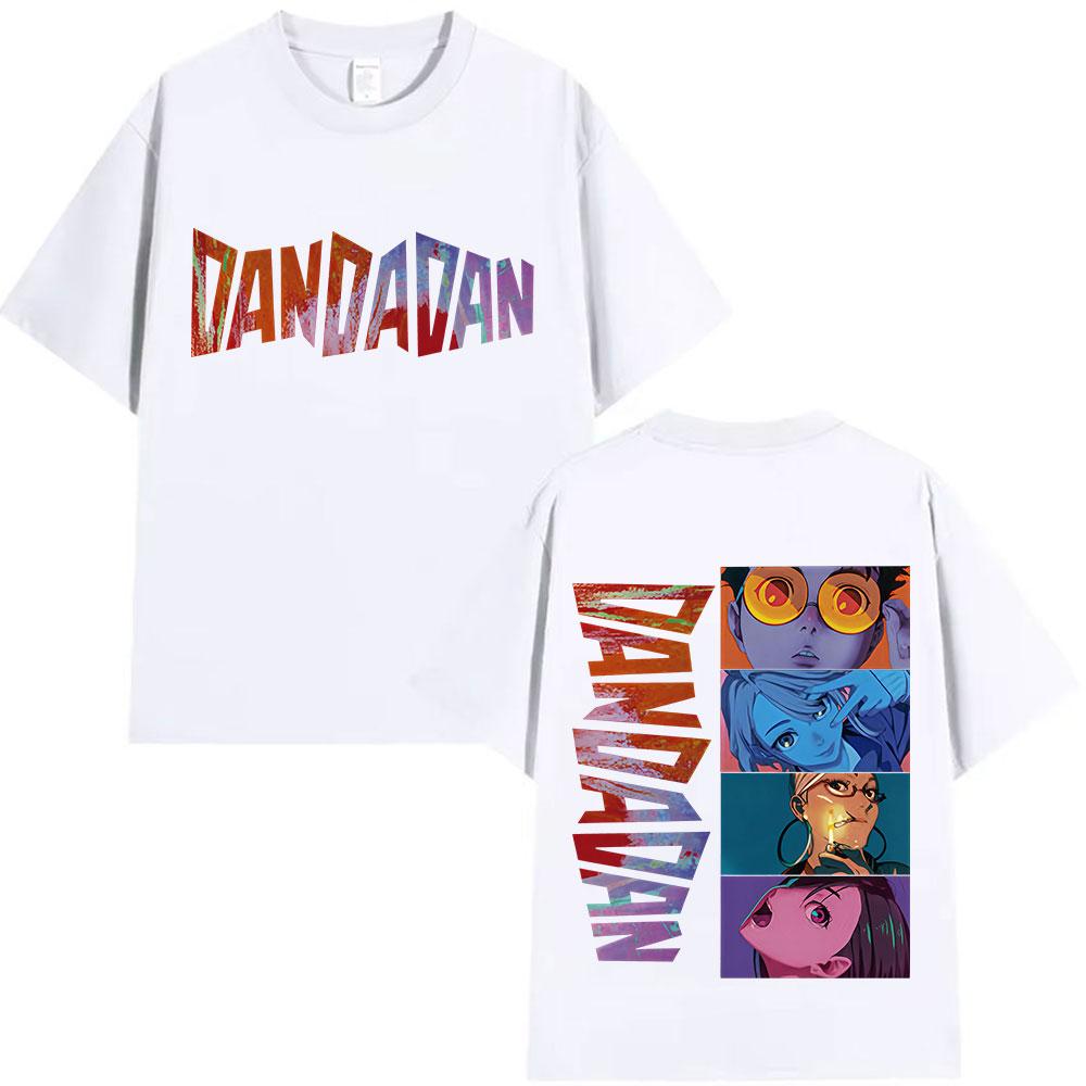Anime Dandadan Graphic Print Tshirt Men Women Retro ONeck Short Sleeve T Shirt Fashion Harajuku 100 Cotton Tshirt Streetwear