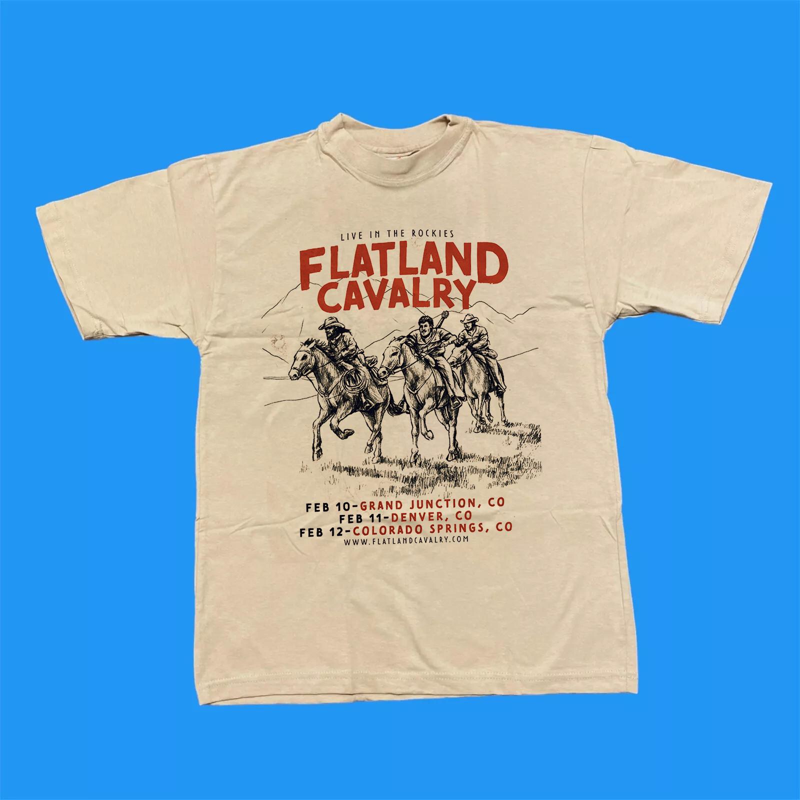 Flatland Cavalry Band Live In Concert T Shirt Full Size S-5XL S разноцветный
