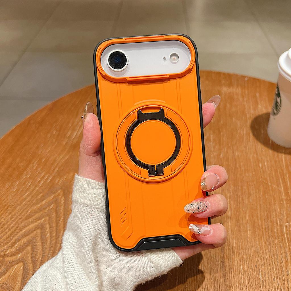 iPhone 17/18 Pro Max Rotating Stand Anti-fall Case with Apple 16E Cover