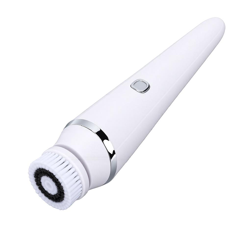 Facial Cleansing Brush Massage Exfoliation Rotating Electric Face Scrubber with 4 Brush Heads for Deep Pore Cleaning