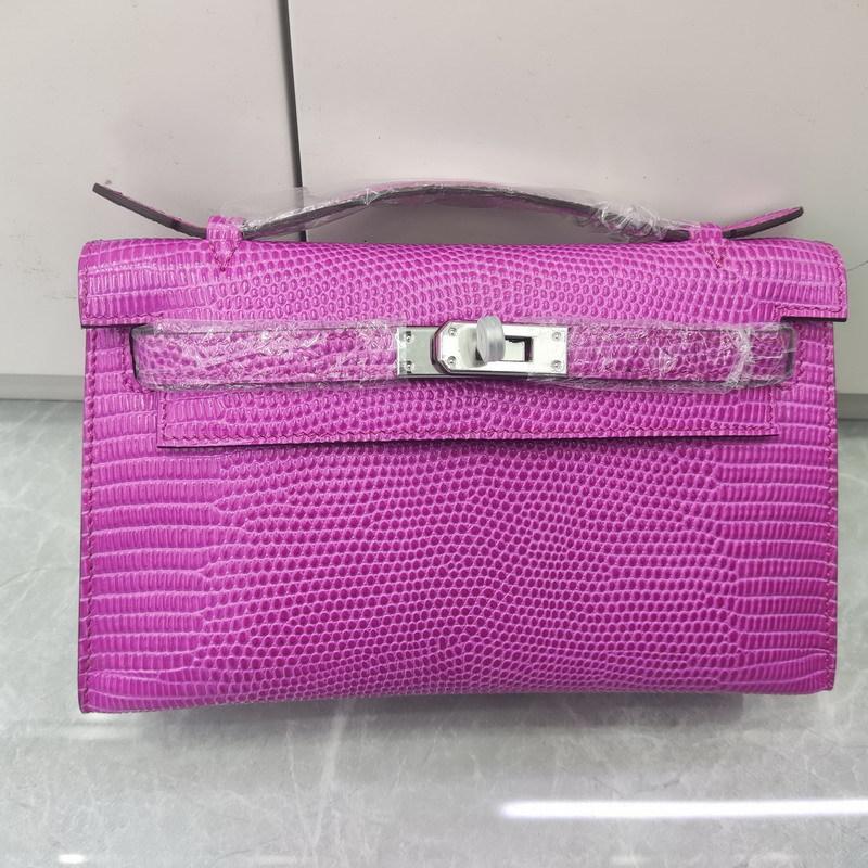 New High-end First-layer Cowhide Lizard Pattern First-generation Bag Genuine Leather Portable Shoulder Messenger Bag Bag Female