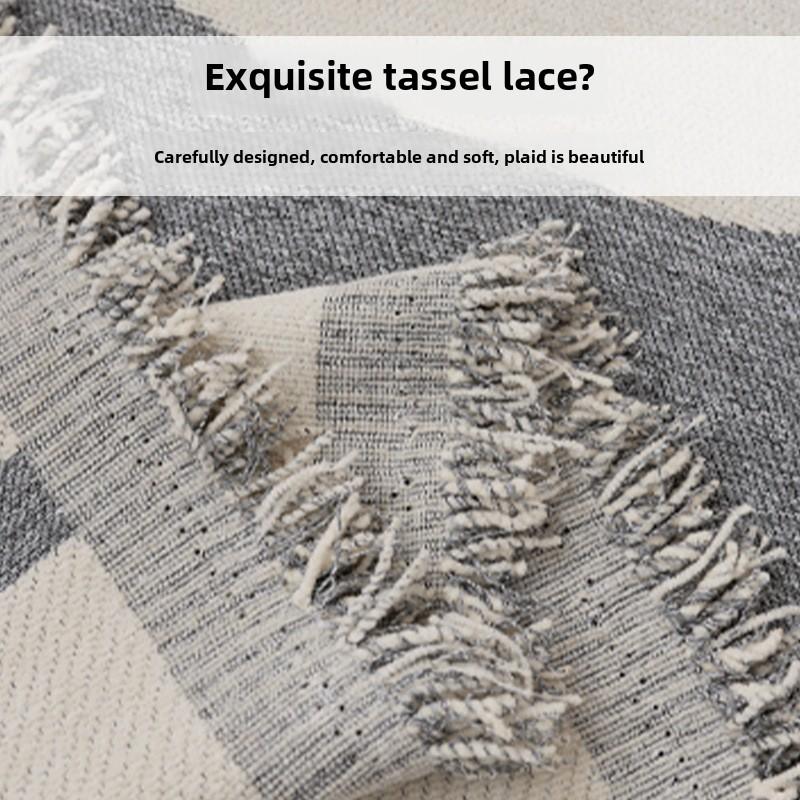 Reversible Chenille Sofa Towel Sofa Cover Anti-cat Scratch All-season Chenille Living Room Sofa Cover Blanket All-inclusive