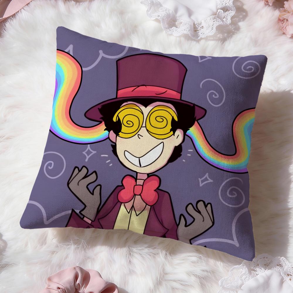 Cool Cartoon S-Superjail Cushion Cover Premium Comfort Reversible Pillow Cove -Two in One Design for Any Room & Car Interior