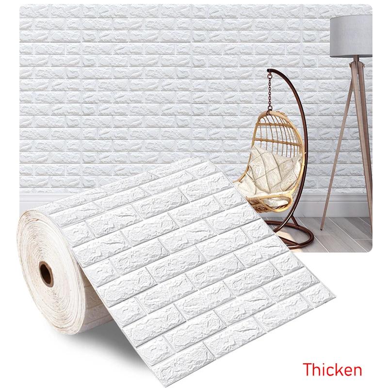 5mx70cm Autocolante de Perete 3D DIY Cărămidă Decor Tapet Autoadeziv pentru Camera Copiilor Dormitor Bucătărie Acasă Decor Acoperire de Perete