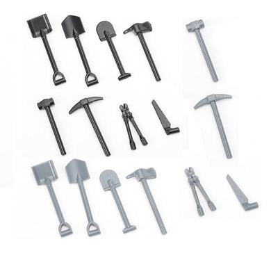 Third Party Shovel Tool Minifigures Accessories Equipment Army Minifigures Parts Bricks Model Building Kits Kids Education Toys