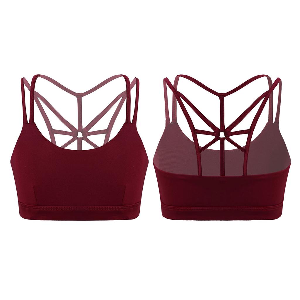 ACSUSS Kids Girls Yoga Sports Training Bra Crisscross Back Ballet Dance Costumes Gymnastics Crop Top Tank Tops ACSUSS Kids Girls Yoga Sports Training Bra Crisscross Back Ballet Dance Costumes Gymnastics Crop Top Tank Tops
