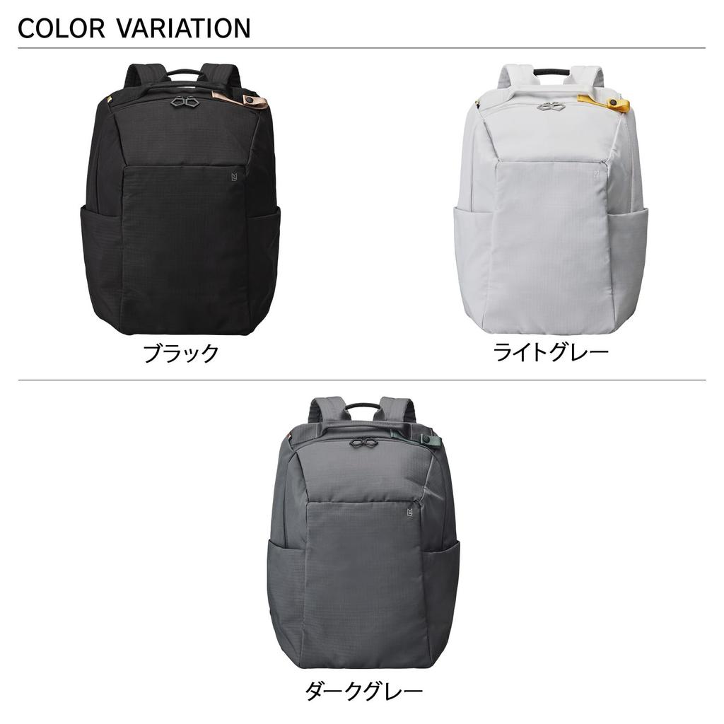 MILESTO Htte Round Backpack Black MLS943-BK