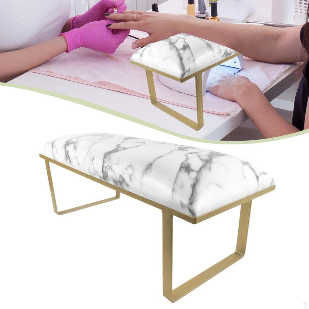 Nail Arm Rest Salon Use Professional for Acrylic Nails Hand Pillow White