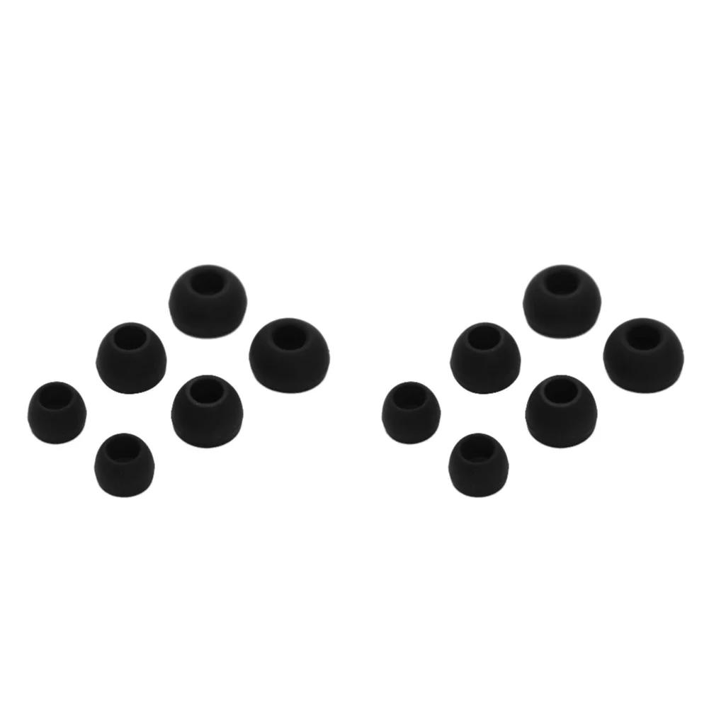 Wireless In Ear Earphone Eartips 3/6 Pair 6pcs L M S Comfortable Silicone Elastic Earbuds Replacement Universal for KZ LZ A4 DZ9