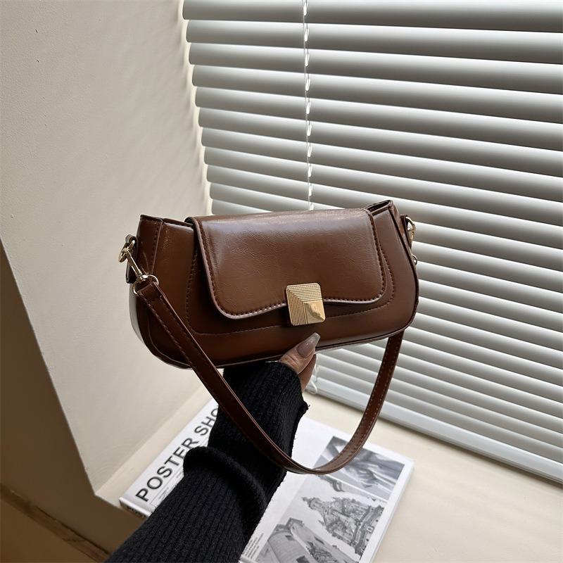 Bag women's new shoulder crossbody small square bag underarm bag change bag high-end bag tide
